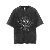 Casual Washed Anime Retro T-Shirt